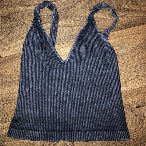 NWOT Free People Seamless Washed Tank Top - Picture 4 of 6